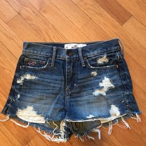 Denim shorts